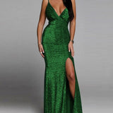 Purpdrank  Sexy Fashion Summer Sleeveless V-neck Strap Dress European And American Style Slim Fit New