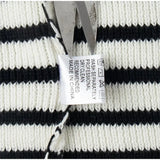 Purpdrank  Knit Striped Women Sweater Full Sleeve Deep V Neck Female Top 2025 Fashion Casual Autumn Loose Turn-down Collar Lady Pullovers