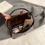 Purpdrank  Retro Women Underarm Shoulder Bag Flap Shape PU Leather Pure Color Armpit Bag 2024 New Luxury Designer Purses And Handbags