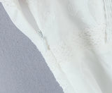 Purpdrank  Sexy White Jacquard Weave Floral Bow V neck Spliced Lace Sling Dress Women Slim Waist Chiffon Mini Dresses Party Robe