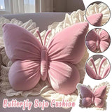 Purpdrank  Butterfly Shape Office Pillow Cushion Throw Pillow Pink Decorative Living Room Bow Bedroom Car Sofa Cushion Home Decoration