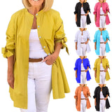 Purpdrank  Elegant Women Shirt Top Elegant Women's Long-sleeved Shirt Collection Versatile Workwear Party Tops Vacation for Stylish
