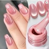 Purpdrank  Brown Gold Cat Magnetic Eye Gel Polish 10ml Autumn Water Light Magnet Crystal Soak Off Nail Art Varnish Manicure