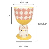 3D Cute Rabbit Ceramic Mug Stemware Hand-painted Irregular Large Capacity Coffee Mugs Cartoon Water Cup Creative Gift Tea Cups