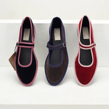 Purpdrank  Round Toe Retro Woman Shoes Female Footwear Casual Sneaker Buckle Strap Mixed Colors Ballet Flats Dress New Ballerinas Rome PU M