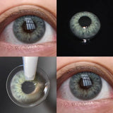 Purpdrank  1 Pair Colored Contact Lenses Natural Look Brown Lenses Beauty Gray Lense Blue Lenses Fast Delivery Green Eye Lenses