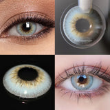 Purpdrank  1 Pair Colored Contact Lenses for Eyes Natural Look Brown Lenses Blue Lenses Gray Eye Contact Fashion Lenses