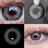 Purpdrank  1 Pair Colored Contact Lenses for Eyes Natural Look Brown Lenses Blue Lenses Gray Eye Contact Fashion Lenses