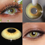 Purpdrank  1 Pair Colored Contact Lenses for Eyes Natural Look Brown Lenses Blue Lenses Gray Eye Contact Fashion Lenses