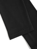 Button Decor Plain Color T-shirt, Versatile Long Sleeve Top For Spring & Fall, Women's Clothing