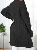 Cozy Long Sleeve Open Front Cardigan - Soft Dual Pockets, Fall Winter Essential, Women's Warm Clothing for Cold Weather, Great for Outdoor Activities and Daily Wear