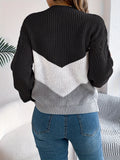 Cozy Cable Knit Crew Neck Sweater - Women's Casual Long Sleeve Pullover Sweater for Everyday Wear - Soft, Warm, and Comfortable Clothing for Winter