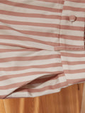 Purpdrank  Women's Premium Pink Slimming Suspenders + Vertical Stripe Wide Leg Pants, Visual Lengthening and Slimming, Versatile and Comfortable