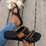 Purpdrank Women's Hollow Mesh Slide Sandals, Casual Open Toe Flat Summer Shoes, Lightweight Slide Sandals
