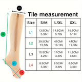 1pair Comfortable Compression Socks with Easy Side Zipper for Men and Women - Reduce Swelling and Improve Circulation