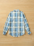 Purpdrank Vibrant Plaid Chic Shirt - Long Sleeve, Button Front, Collar, Relaxed Fit, Casual Wear, Women's Fashion Clothing