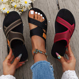 Purpdrank Women's Hollow Mesh Slide Sandals, Casual Open Toe Flat Summer Shoes, Lightweight Slide Sandals