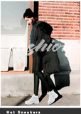 Purpdrank - Women's casual sneakers; winter sneakers with plush fur; warm women's shoes; women's shoes with lacing; women's shoes on