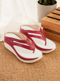 Purpdrank - Casual Platform Flip Flops