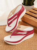 Purpdrank - Casual Platform Flip Flops