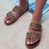 Purpdrank - Leopard Print Fashion Casual Patchwork Printing Round Shoes