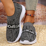 Purpdrank - Multicolor Casual Sportswear Patchwork Letter Printing Round Comfortable Out Door Sport Shoes