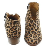 Purpdrank - Women Spring Ankle Boots Sexy Leopard Casual Shoes