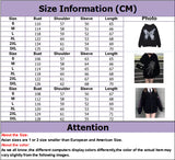 Purpdrank - Harajuku Y2K Autumn Female Hooded Sweatshirt Zipper Butterfly Print Long Sleeve Loose print Women Hoodies Coats plus size women