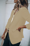 Purpdrank - Fashion Solid Turndown Collar Outerwear(11 Colors)