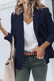 Purpdrank - Fashion Solid Turndown Collar Outerwear(11 Colors)