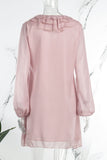 Purpdrank - Fashion Elegant Solid Patchwork V Neck Princess Dresses