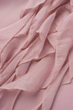 Purpdrank - Fashion Elegant Solid Patchwork V Neck Princess Dresses