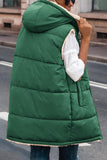 Purpdrank - Casual Simplicity Solid Patchwork Hooded Collar Outerwear