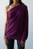 Purpdrank - Casual Simplicity Solid Make Old O Neck Tops