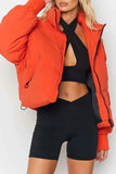 Purpdrank - Casual Solid Pocket Zipper Mandarin Collar Outerwear