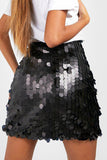 Purpdrank - Sexy Solid Sequins Regular Type A Solid Color Bottoms