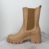 Purpdrank - Women's Fashion Slip On Mid Calf Chelsea Boots