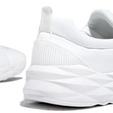 Purpdrank - White Fashion Casual Solid Color Breathable Sneakers