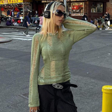 Purpdrank - Knitting Solid Dress for Women Sexy Tassel Hollow Backless Long Dleeve Bodycon Dresses Midnight Clubwear Elegant Jurk
