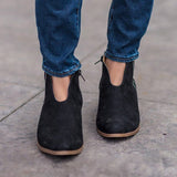 Purpdrank - Women Spring Ankle Boots Sexy Leopard Casual Shoes