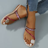 Purpdrank - Green Fashion Casual Patchwork Rhinestone Round Comfortable Shoes