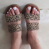 Purpdrank - Leopard Print Fashion Casual Patchwork Printing Round Shoes