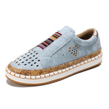 Purpdrank - All Season Pu Flat Heel Sneakers