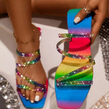 Purpdrank - Black Casual Patchwork Rhinestone Out Door Shoes