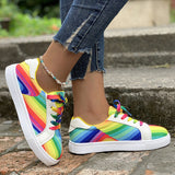 Purpdrank - Colour Casual Sportswear Daily Patchwork Round Comfortable Out Door Sport Shoes