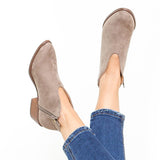 Purpdrank - Women Spring Ankle Boots Sexy Leopard Casual Shoes