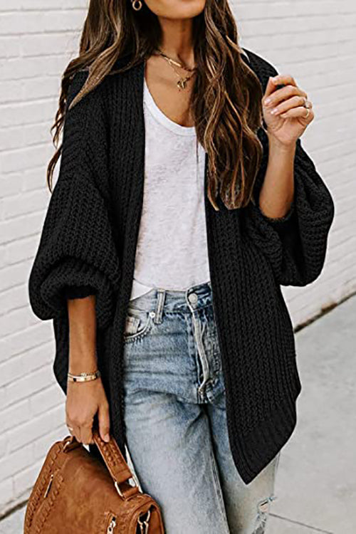 Purpdrank - Open Front Classical Cardigan