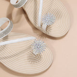 Purpdrank - Green Fashion Casual Patchwork Rhinestone Round Comfortable Shoes