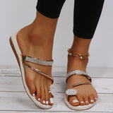 Purpdrank - Green Fashion Casual Patchwork Rhinestone Round Comfortable Shoes