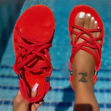 Purpdrank - Orange Casual Street Hollowed Out Patchwork Opend Out Door Shoes